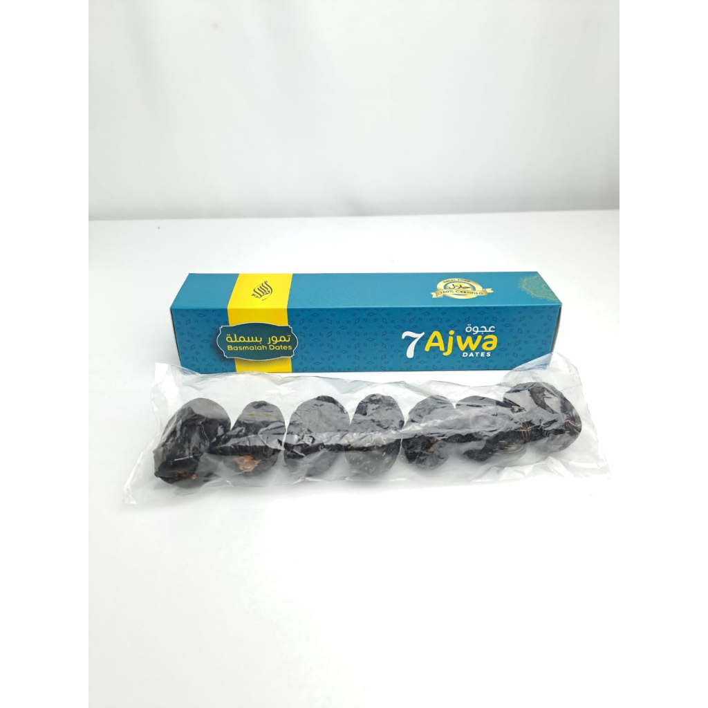 Kurma Ajwa Aliyah 7 ชิ้น | อินทผาลัม Ajwa พรีเมี่ยมเกรด AA จากมาดินาห์