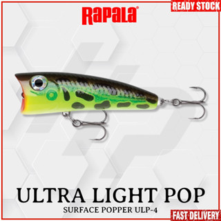 Rapala Ultra Light Pop ULP-4 Surface Popper เหยื่อตกปลา (4 ซม.)