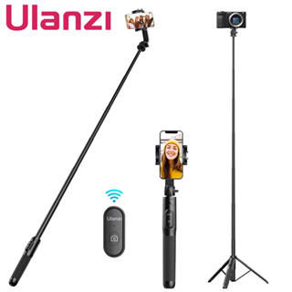 Ulanzi SK-03 ขาตั้งกล้องไม้เซลฟี่ 160 ซม. บลูทูธ ไร้สาย รีโมตคอนโทรล Monopod สําหรับกล้องสมาร์ทโฟน