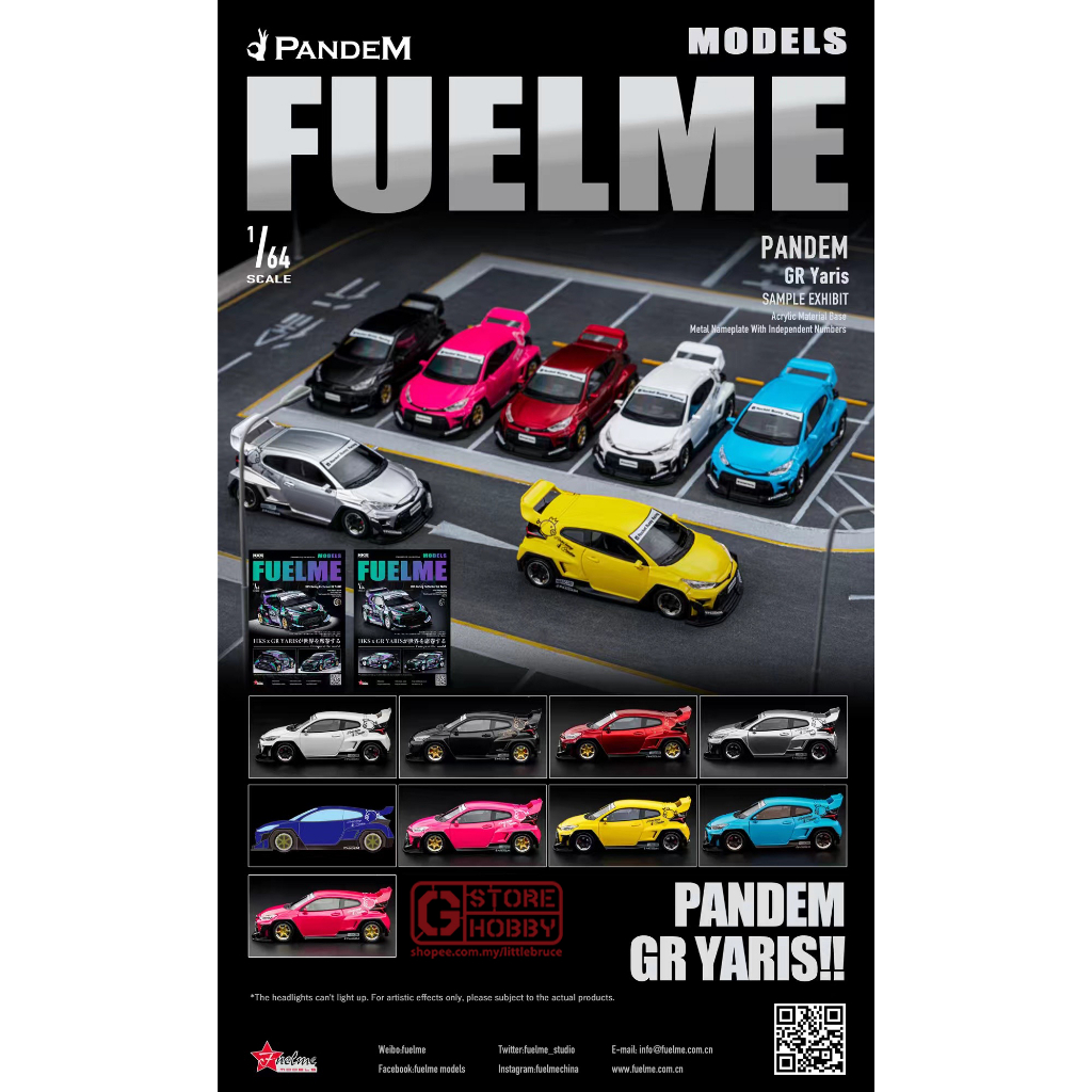Fuelme 1/64 Toyota GR YARIS Resin Limited