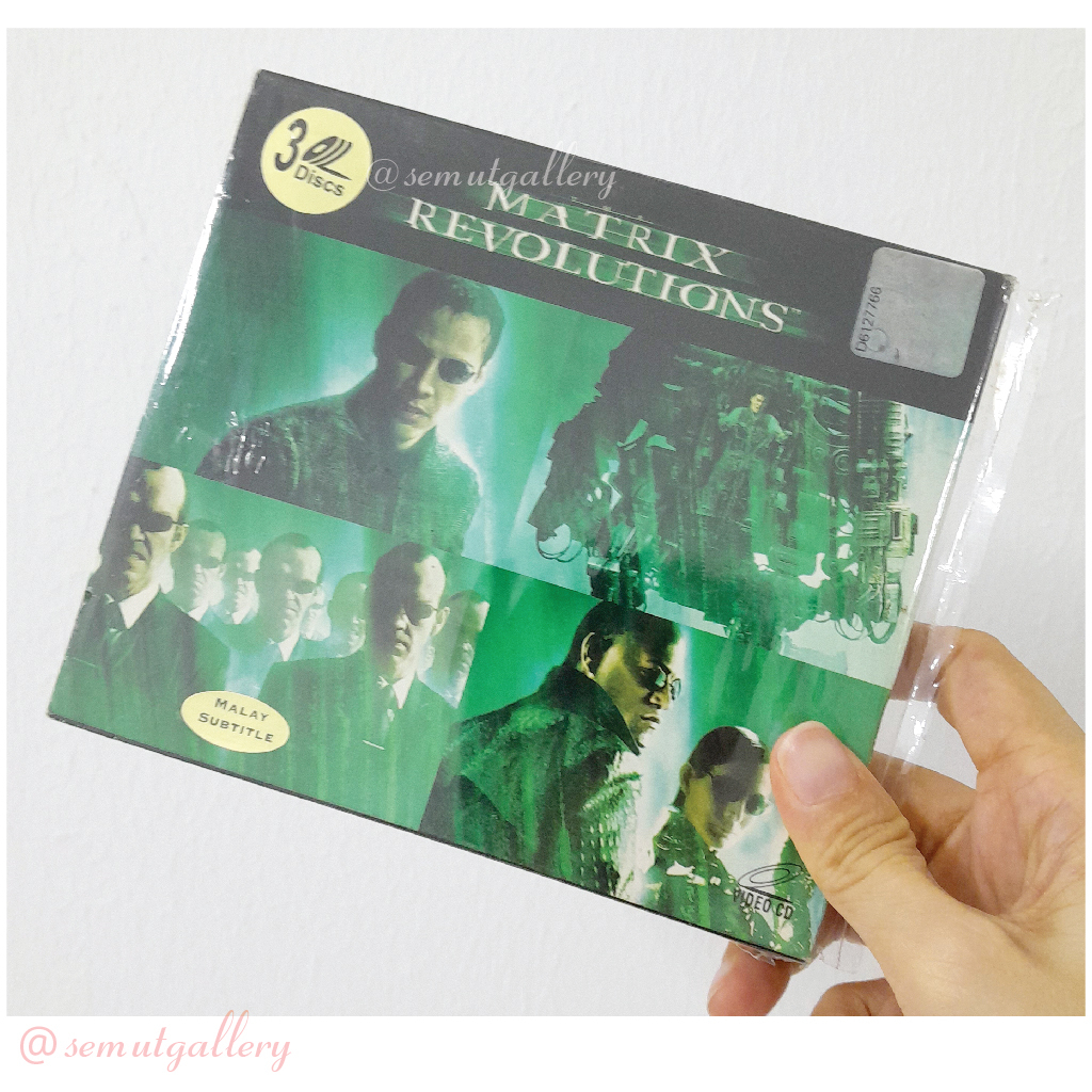 [ใช้แล้ว] Matrix Reloaded (2003) ภาพยนตร์ VCD Keanu Reeves