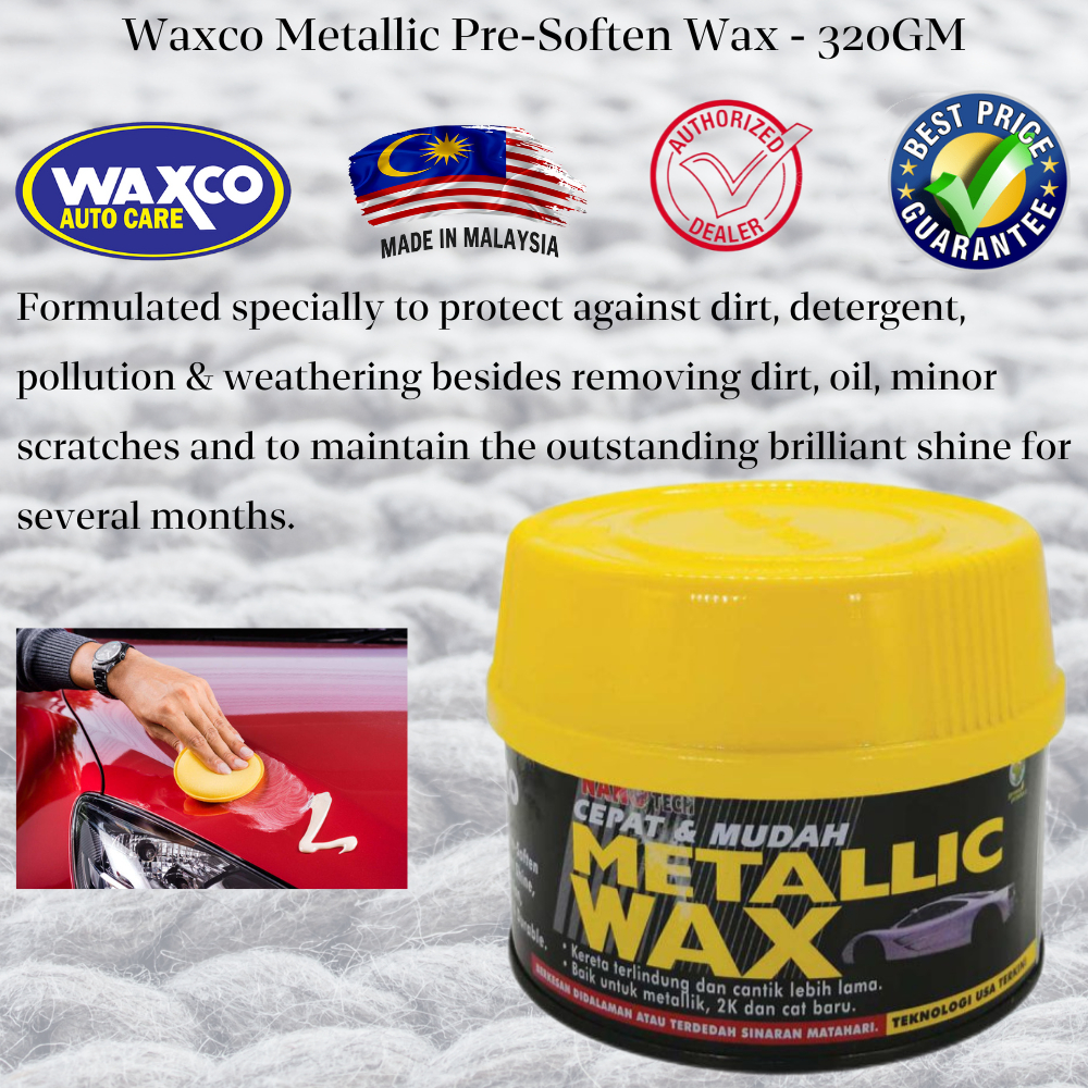 Waxco Metallic Pre-Soften Wax - 320GM