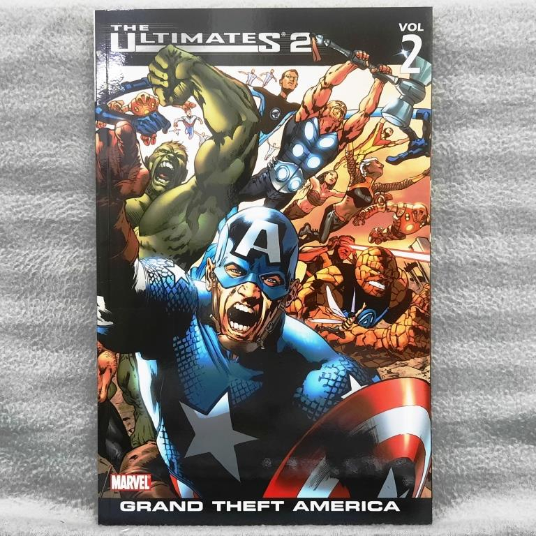 Ultimates 2 TPB 2 1st Print (Marvel Comics) กัปตันอเมริกา (Mark Millar, Brian Hitch)