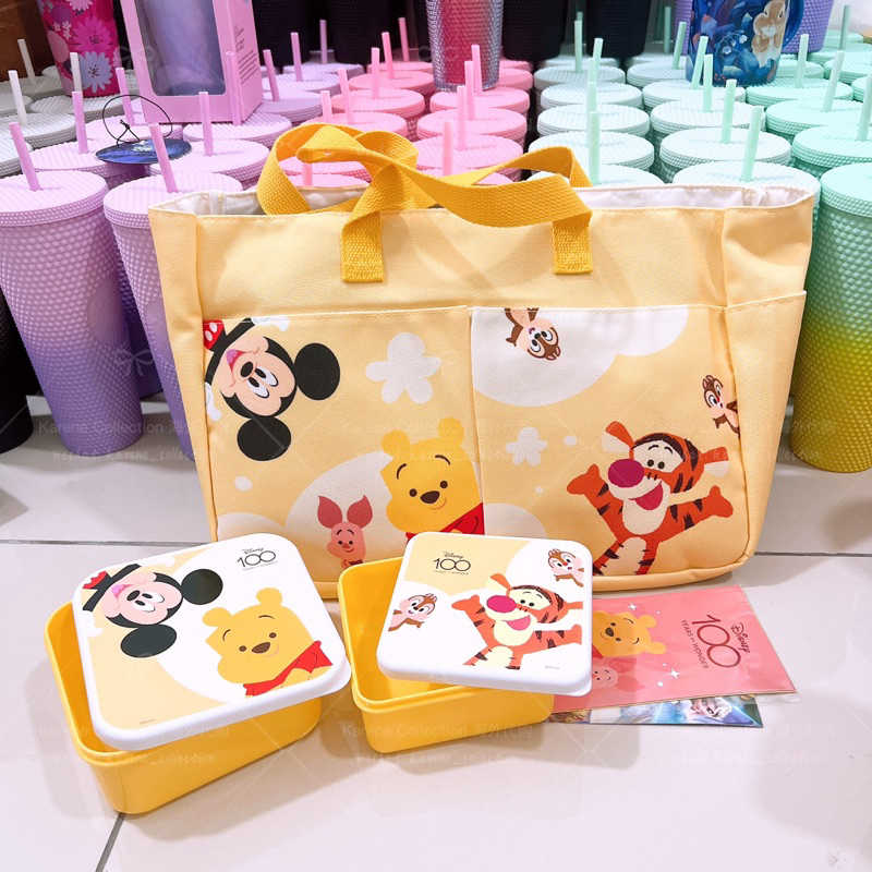 Disney Taiwan 7-ELEVEN 2023 Series Mickey Mouse Winnie the Pooh w Lunch Box Lucky Bag 台福7-11迪士尼 Seri