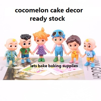 Cocomelon ตกแต่งเค้ก cocomelon ตุ๊กตาของเล่นตุ๊กตา