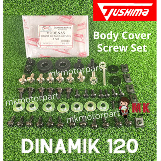 Modenas DINAMIK 120 BODY COVER SCREW SET / Tushima คุณภาพสูง หรือตัวละครที่แข็งแกร่งขึ้น