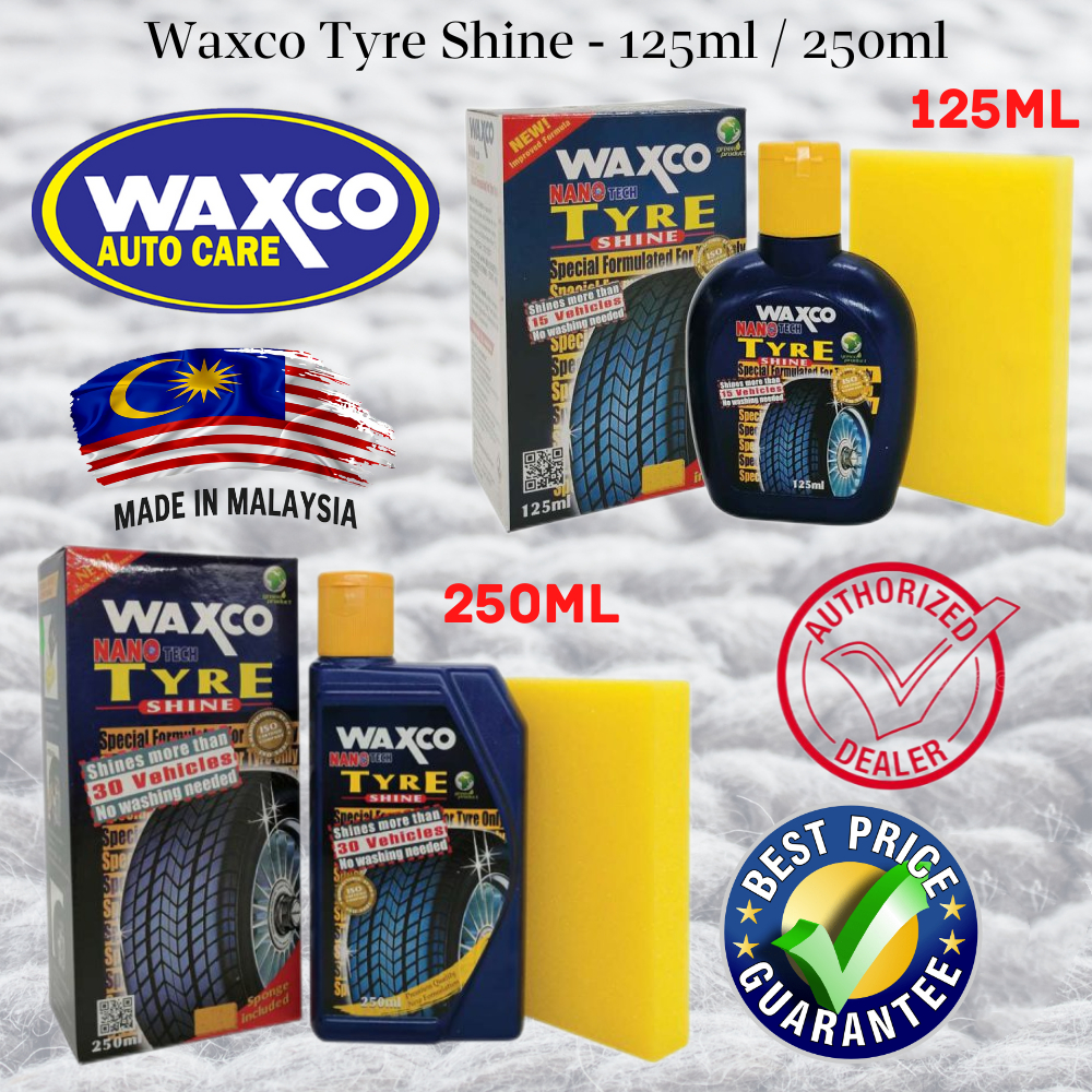 Waxco Tyre Shine / Tyre Shine / Tyre Care - 125ml / 250ml