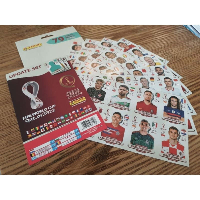 ชุดสติกเกอร์อัปเดต FIFA Panini WC กาตาร์ 2022