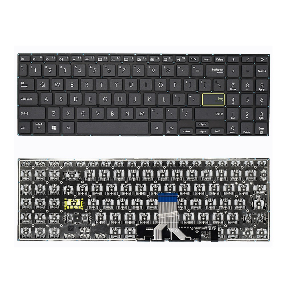 Asus VivoBook X521 X521F S5600F E510 E510M แป้นพิมพ์แล็ปท็อป