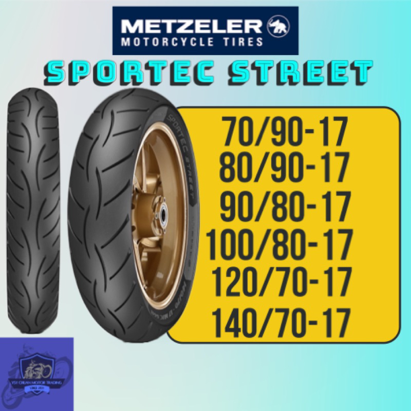 Metzeler Sportec Street (2421) 70/90-17 80/90-17 90/80-17 100/80-17 120/70-17 140/70-17