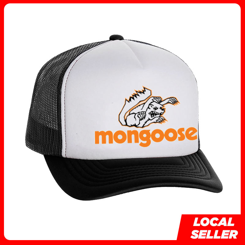 Mongoose BMX MTB Basikal Topi Vintage Snapback Trucker Cap