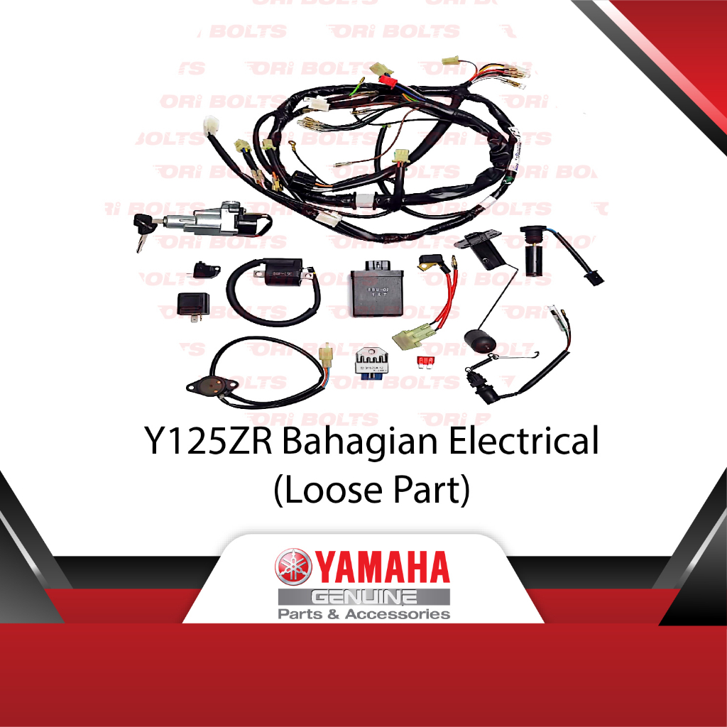 Yamaha Y125ZR Barang Api สวิตช์คอยล์สายไฟเบรก 2T CDI ฟิวส์สัญญาณ - SPA Part 2