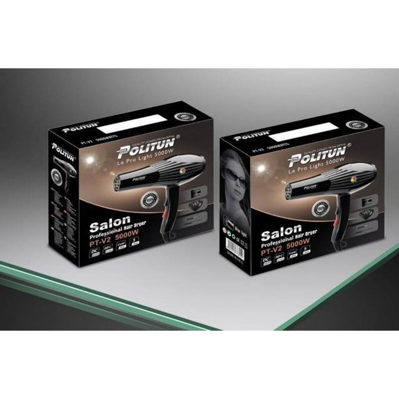 *รุ่นใหม่ POLITUN 4 IN 1 PT V13 5000W SALON PROFESSIONAL HAIR DRYER