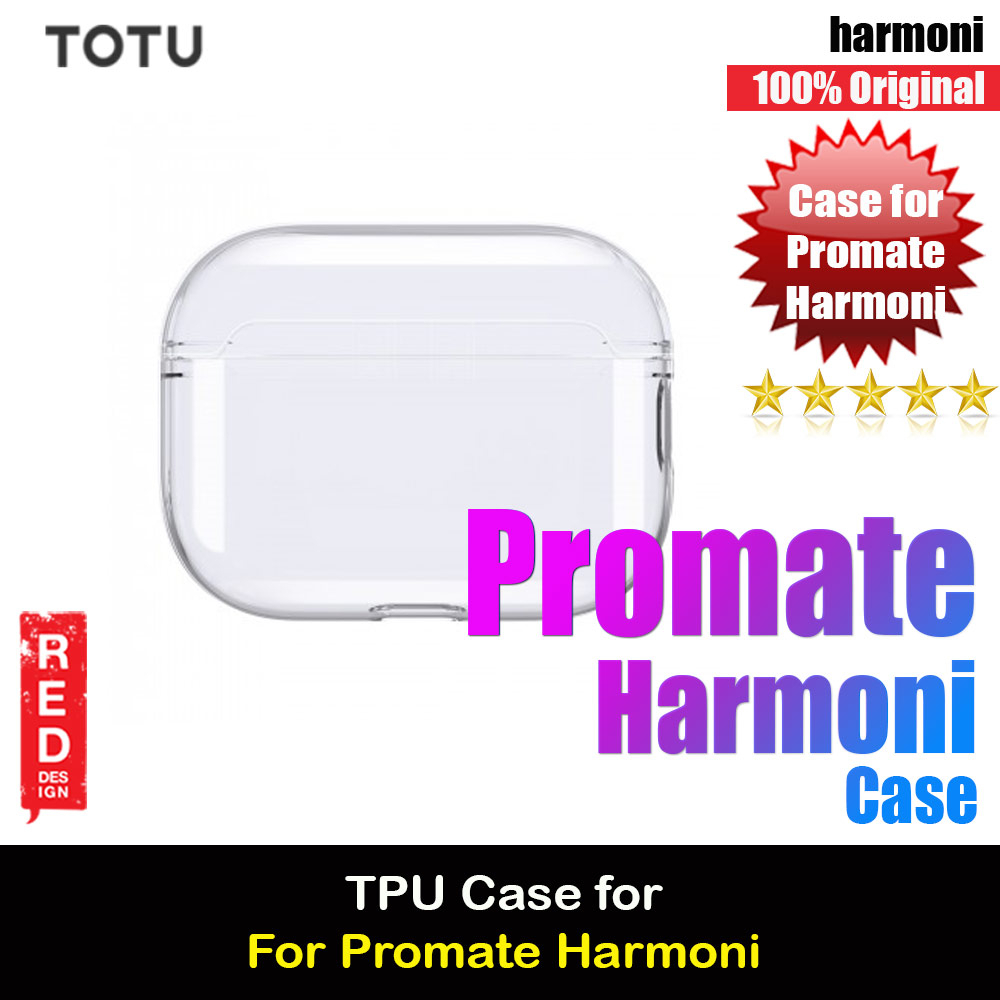 Totu Thin Drop Protection TPU Soft Transparent Case สําหรับ Promate Harmoni (ใส)