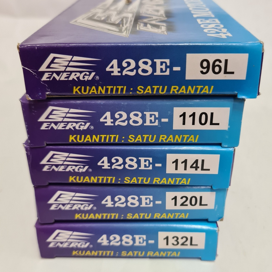 มอเตอร์โซ่ RANTAI มอเตอร์ ENERGI 428 96L 110L 114L 120L 132L EX5 DREAM LC135 LAGENDA SRL110 Y125Z SR
