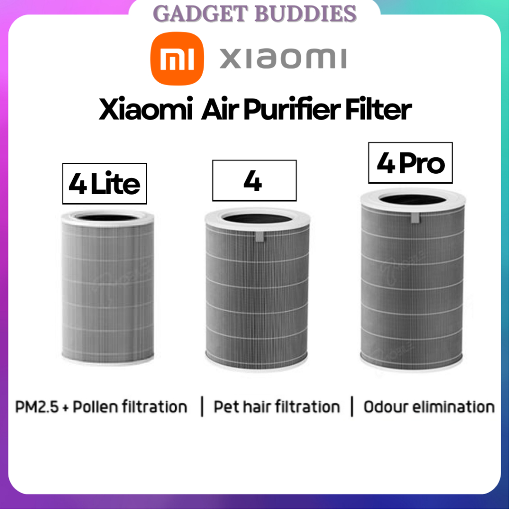 แผ่นกรองอากาศ HEPA แบบเปลี่ยน สําหรับ Xiaomi Mi Smart Air Purifier 4 4 Lite 4 Pro