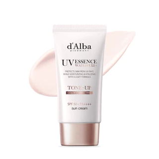 d'Alba UV Essence Waterfull+ Tone-Up Sun Cream SPF 50+ PA++++ 50ml ดัลบา กันแดดเอสเซนส์ วอเตอร์ฟูล+ สูตรโทนอัพ
