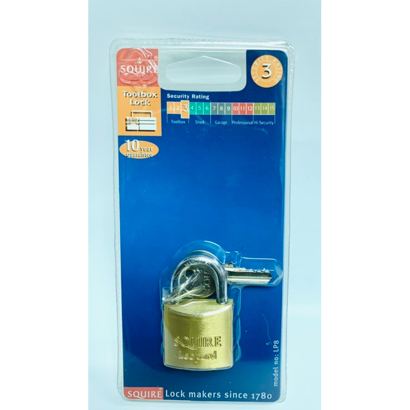 คุณภาพสูง (100%) SQUIRE Pad Lock 28mm - LP8 (SINCE 1780)