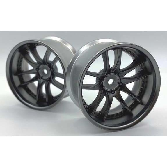 LAB custom LW-0606MBC/WORK EDITION CR3P ขอบมาตรฐาน (ออฟเซ็ต 6/โครเมียมสีดําด้าน) 2 ชิ้น