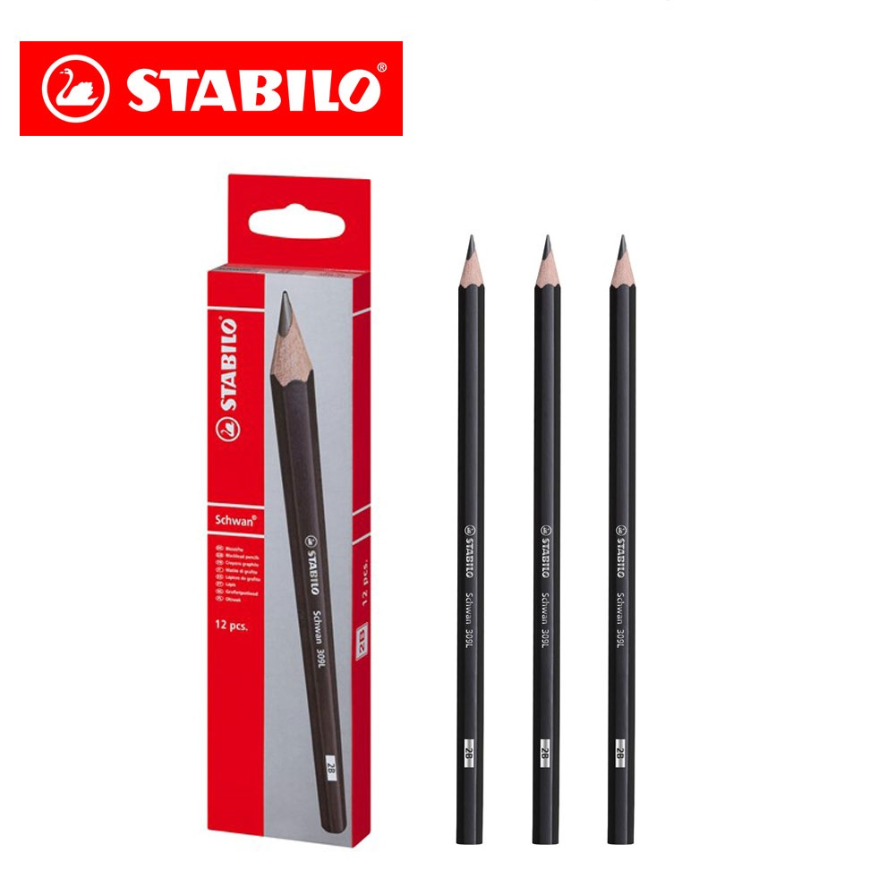 ดินสอ Stabilo 2B 309L 2B - (12 ชิ้น/กล่อง) 309LNEW
