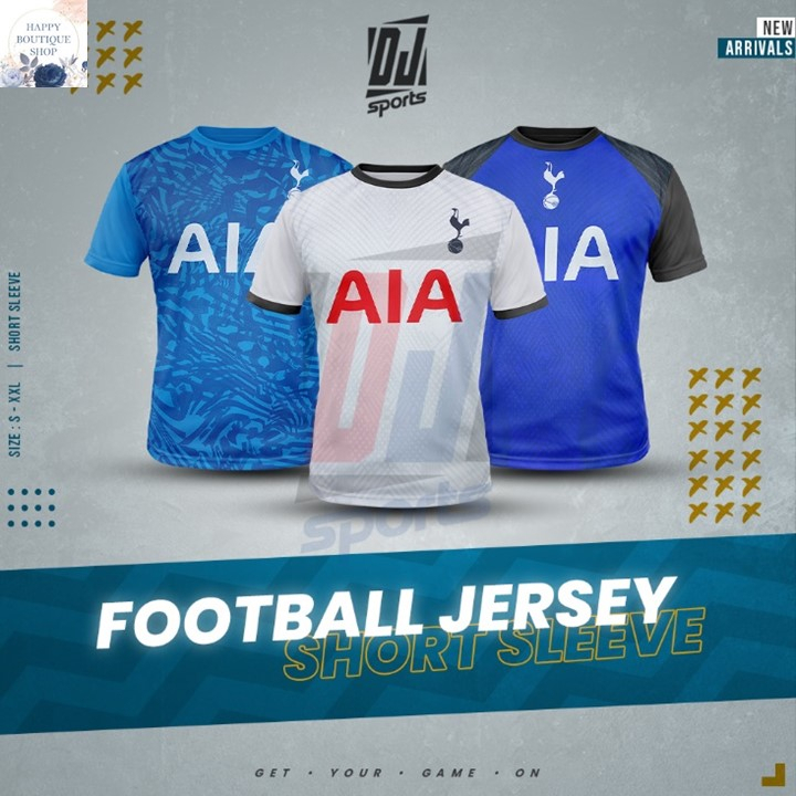 ️️Dj Sport Baju Jersey เสื้อยืดแขนสั้นฟุตบอล [ S-2XL ]