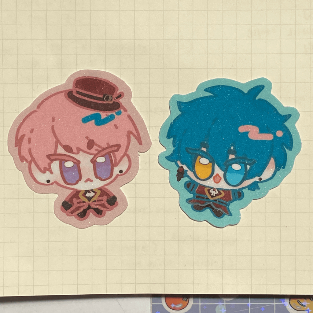 ชุดสติ๊กเกอร์ ensemble stars valkyrie ( shu / mika )