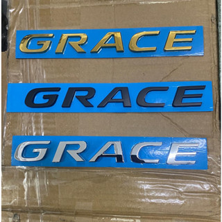 ตราสัญลักษณ์ Honda emblem Grace gold hitam Honda City Gm6 Grace