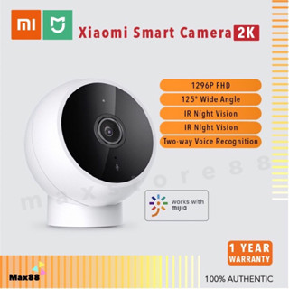 【Global】Xiaomi Mijia MiHome กล้องอัจฉริยะไร้สาย 2K 1296P เวอร์ชั่นมาตรฐาน มองเห็นกลางคืน MJSXJ03HL