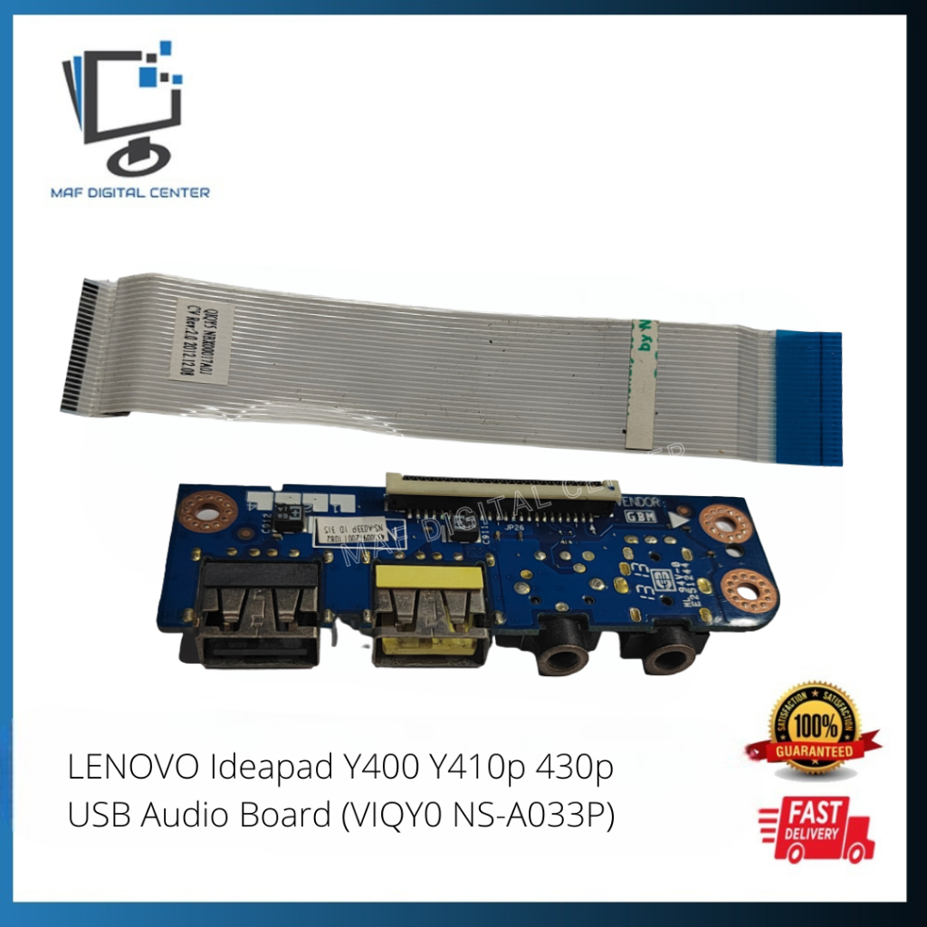 Lenovo Y400 Y410P Y430P บอร์ดเสียง USB (VIQY0 NS-A033P)