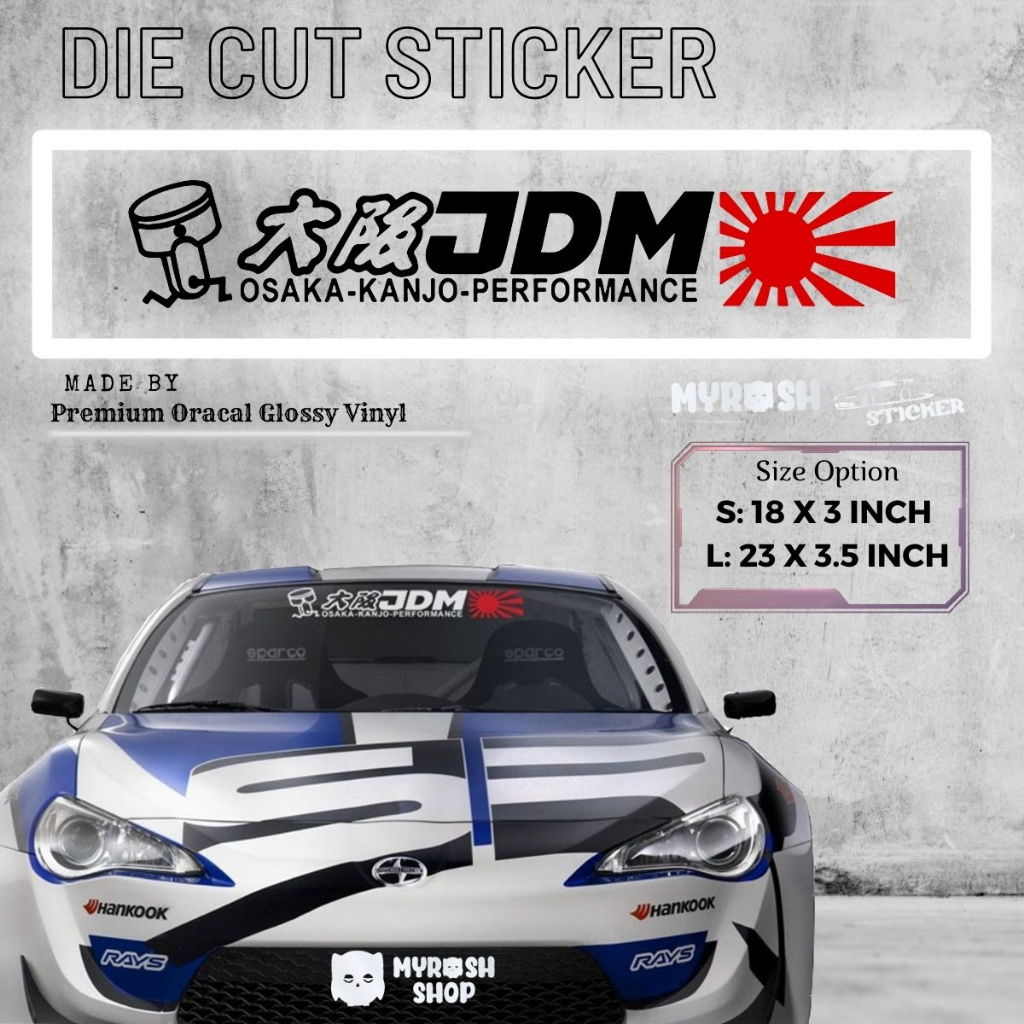 Jdm OSAKA - สติ๊กเกอร์ติดรถ KANJO