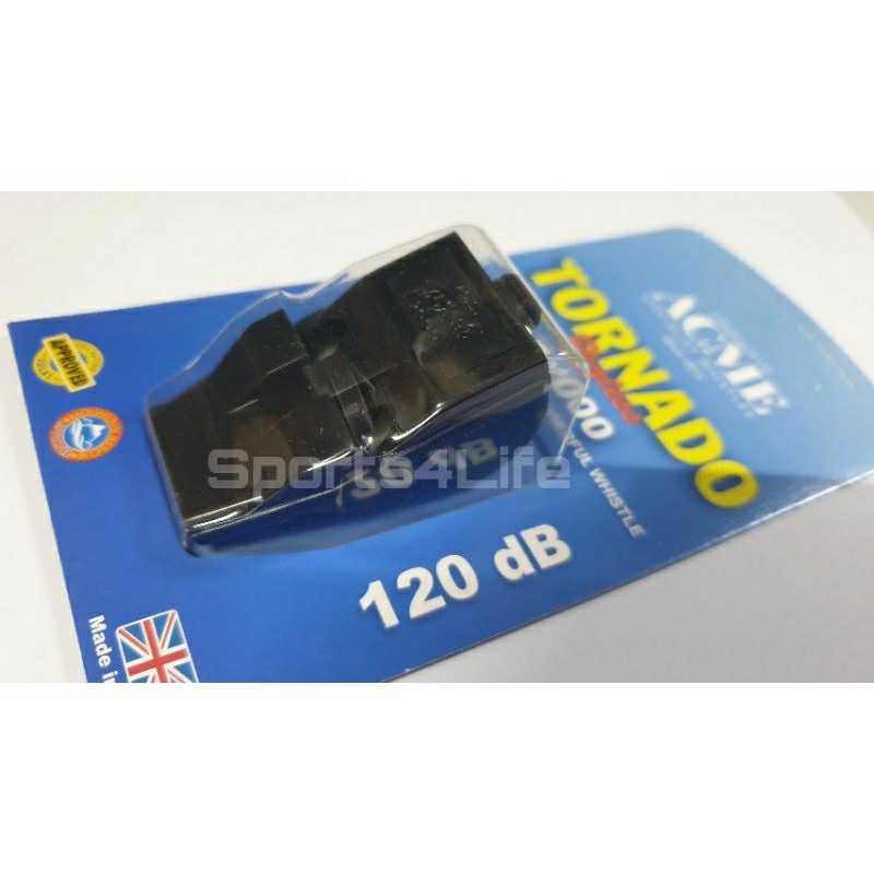 Acme Tornado T2000 Whistle (Pealess) Whistle Tournament Pengadil (Made in UK) Acme T 2000