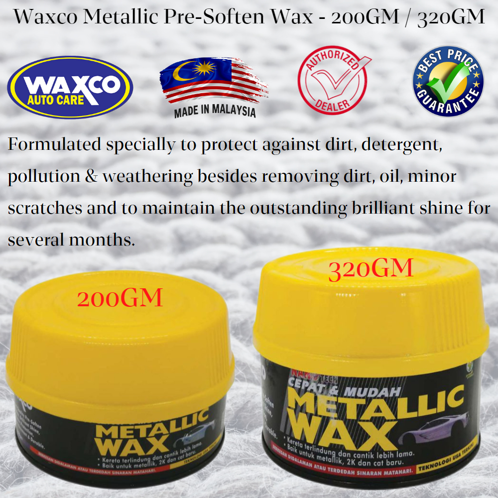 Waxco Metallic Pre-Soften Wax / ดูแลภายนอก - 200GM / 320GM