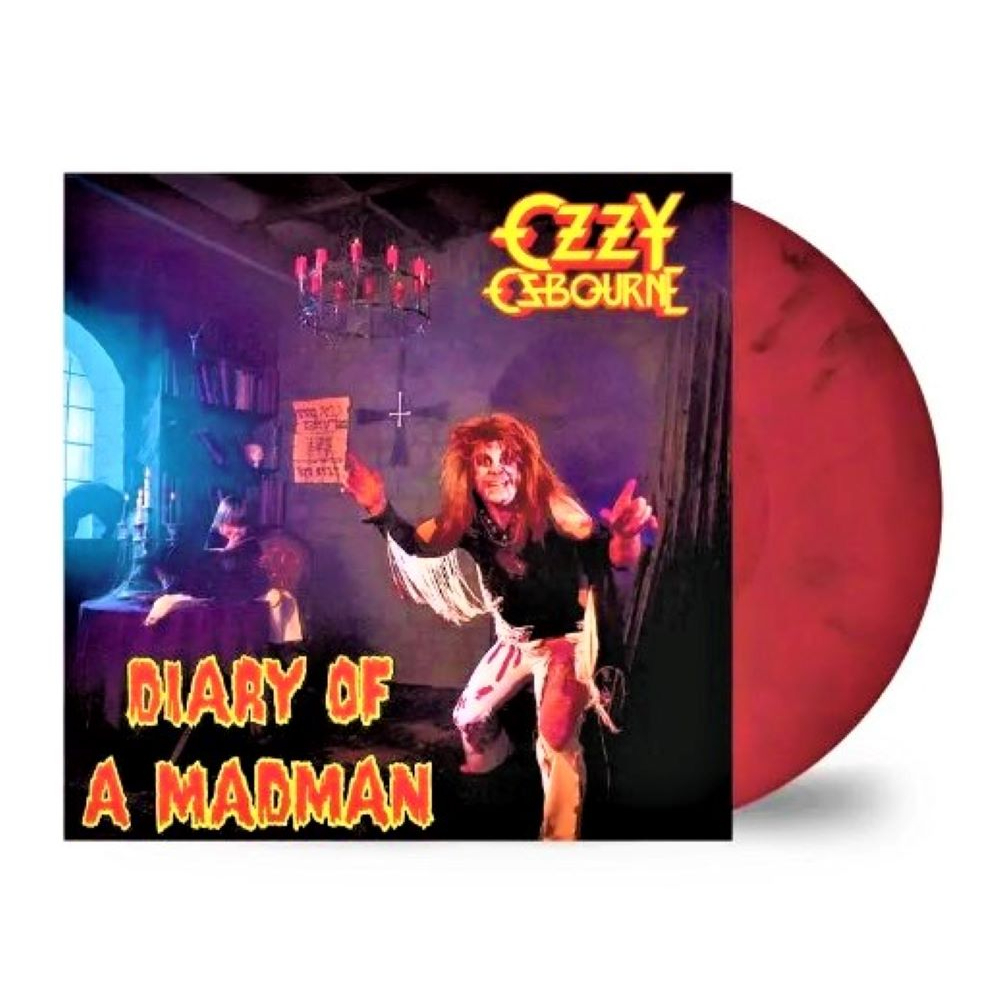 Ozzy Osbourne - Diary Of A Madman ( RED & BLACK Swirl Vinyl / LP )