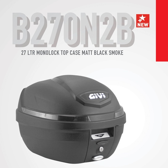 กล่อง Givi Box Kotak Monolock B270N2B B27NX รวมแผ่นฐาน Givi ใหม่ 27L