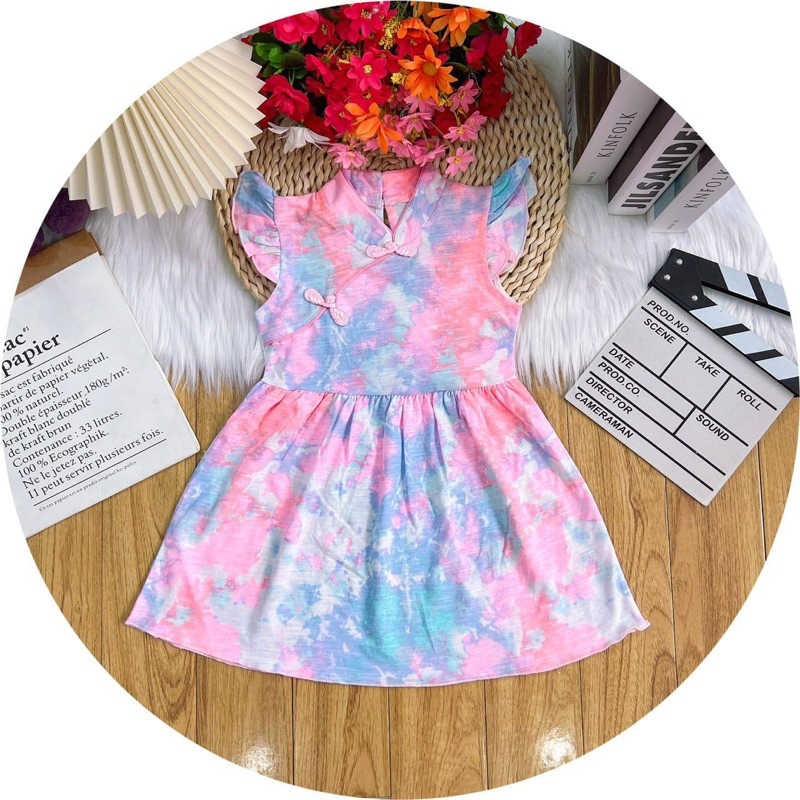 [1Y-8Y] DRESS COTTON DRESS น่ารัก BAJU BUDAK PEREMPUAN HPT Dress Made in Vietnam