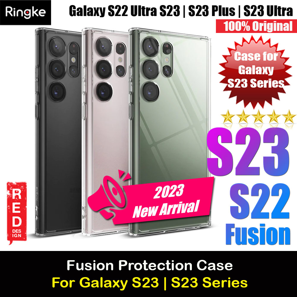 Ringke Fusion Series ป้องกันฝาหลังสําหรับ Galaxy S23 S23 Ultra S22 S22 + Plus S22 Ultra 5G Drop Prot