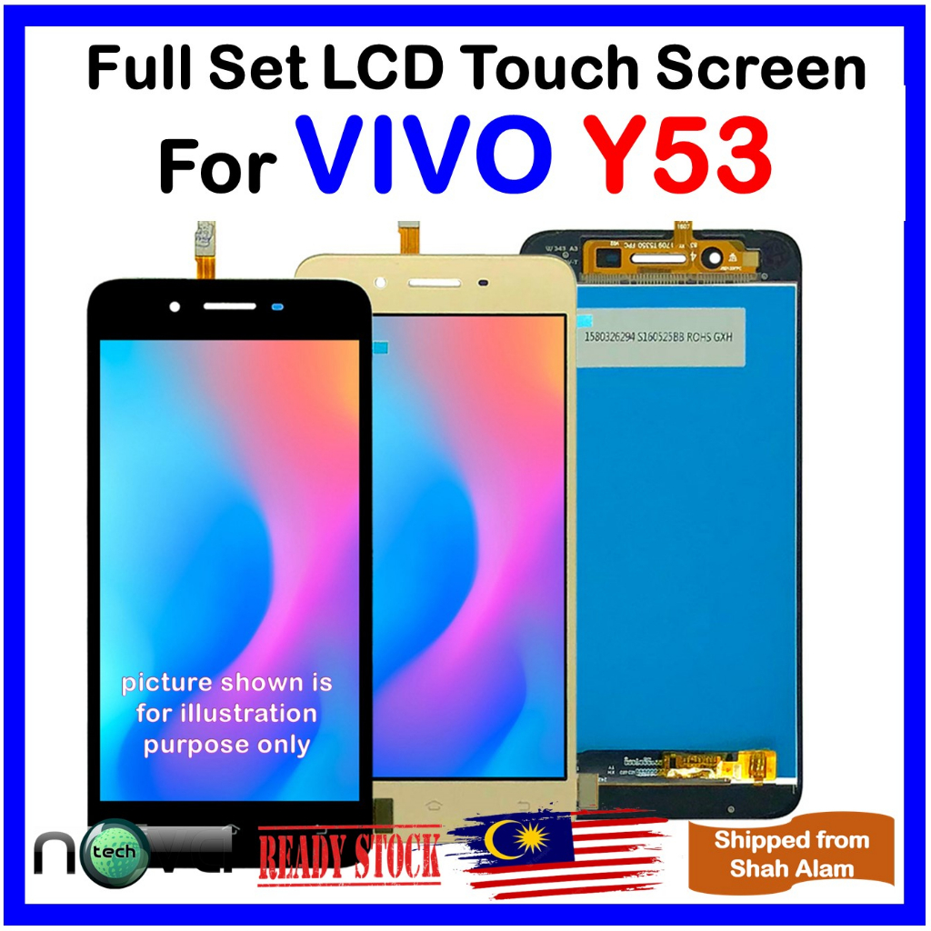 Ngs ยี่ห้อชุดหน้าจอสัมผัส LCD Fit พร้อม VIVO Y53 VIVO 1606 1606A พร้อมเครื่องมือเปิด