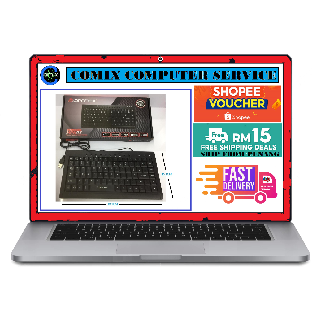 PROBEX MINI คีย์บอร์ด USB (KB-MINI/03)