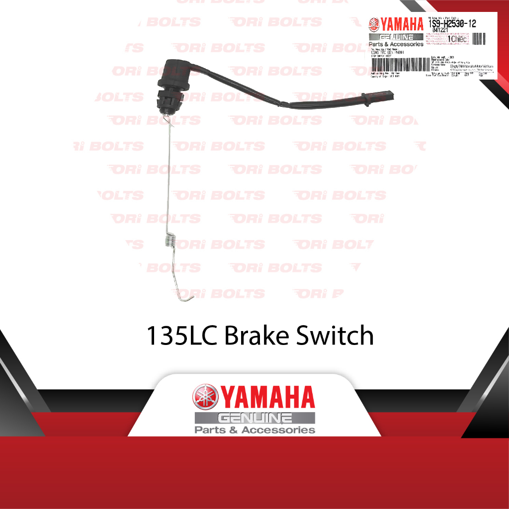 Yamaha 135LC (4112) V1 V2 V3 V4 V5 V6 V7 สวิตช์เบรคหลัง Kaki - 1S9-H2530-12