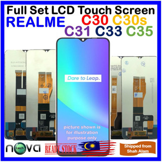 Ngs ชุดหน้าจอสัมผัส LCD เต็มจอ สําหรับ REALME C30 REALME C30s REALME C31 REALME C33 REALME C35