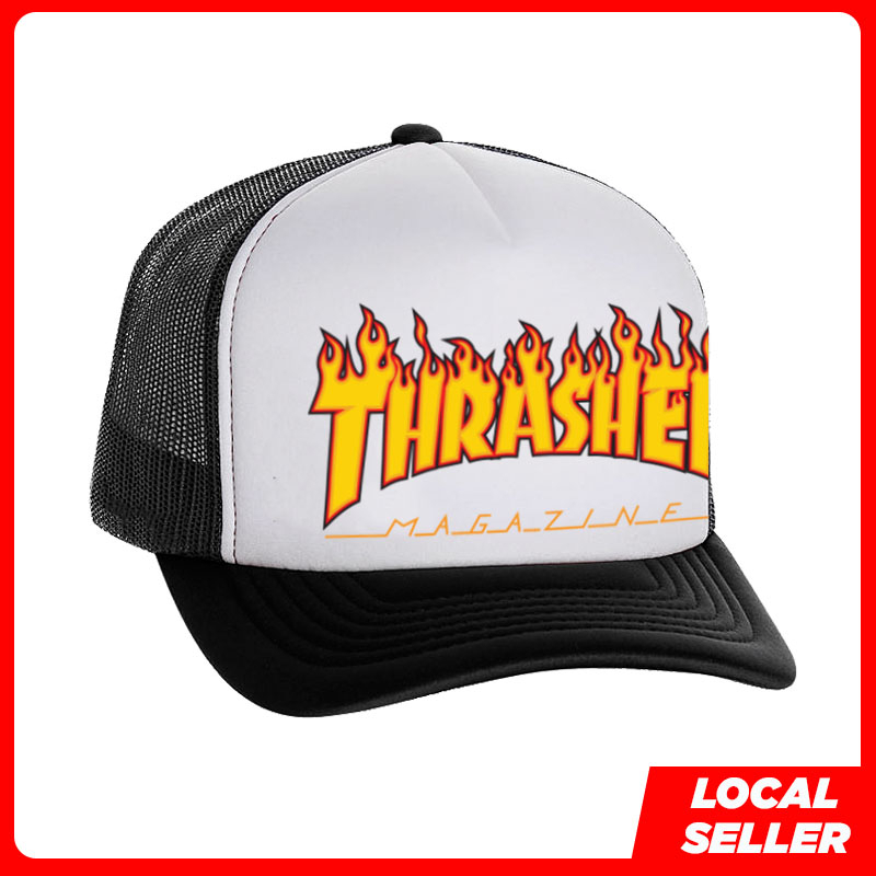 Thrasher Skateboard Snapback Trucker Cap