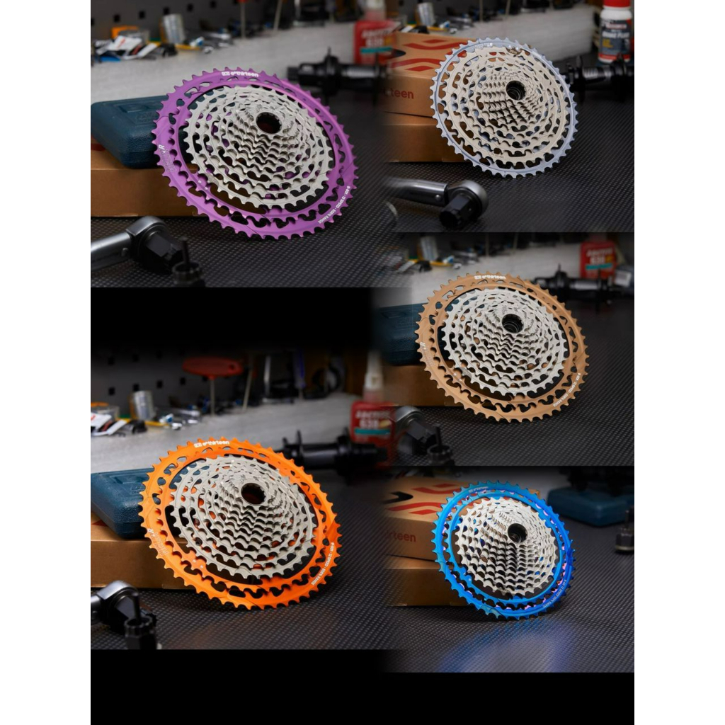 E13 e*thirteen Helix R Cassette HELIX R 9-50T 12-SPEED, 556% RANGE, 345-GRAMS - 9-46T 11-SPEED