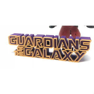 Guardians OF THE GALAXY LOGO (ตกแต่งโต๊ะทํางาน 3D)