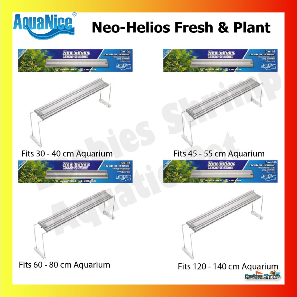 AQUANICE Neo Helios Dee D3, D4, D5, D7, D10 Ultra Slim Full Spectrum Light