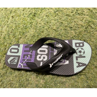 Rider Kids Slipper 11382-22396 BK/BK/GRN