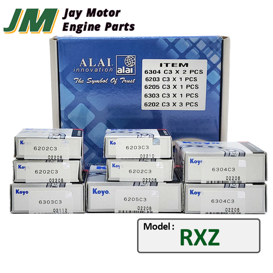 KOYO ALAI ENGINE BEARING FULL SET ( ZXR150 / Y125Z/Y15ZR/Y110/SRL110/RXZ/LC135 4S /WAVE125/WAVE100/K