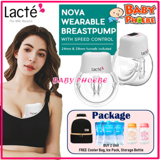 Lacte Nova เครื่องปั๊มนมไฟฟ้า สวมใส่ได้ สําหรับให้นมเด็กทารก