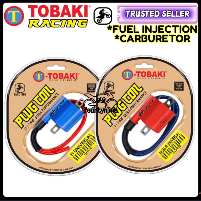 PLUG COIL RACING TOBAKI FUEL INJECTION UNIVERSAL/NON FUEL INJECTION UNIVERSAL