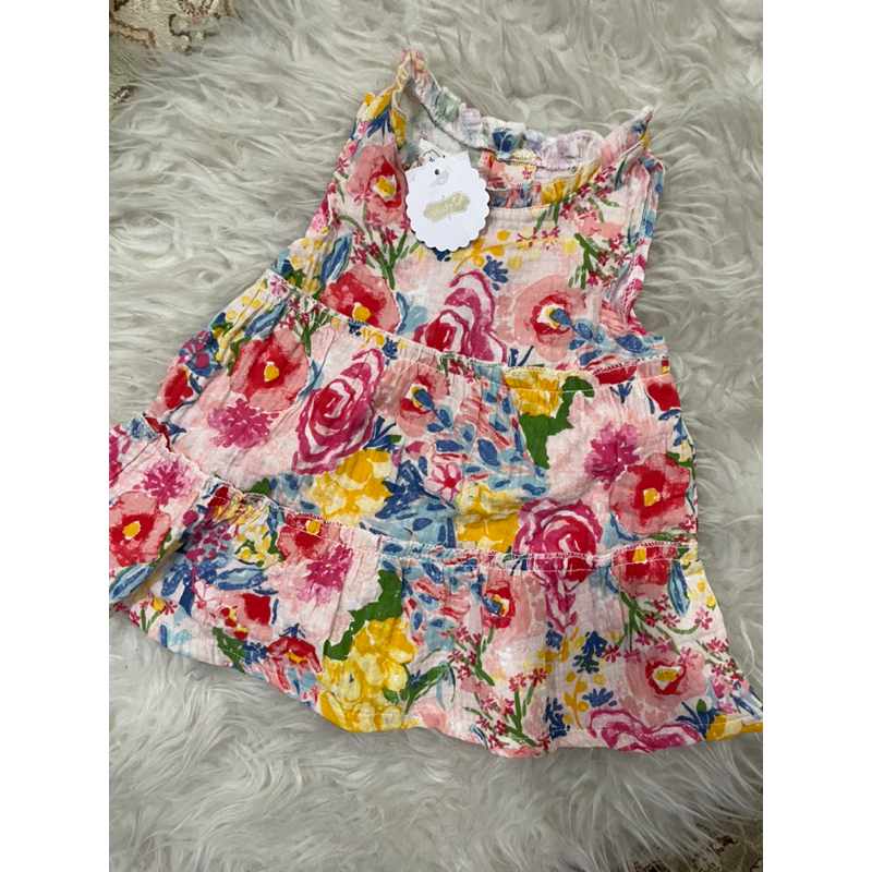 Mudpie เสื้อครอปแขนกุดหลากสี