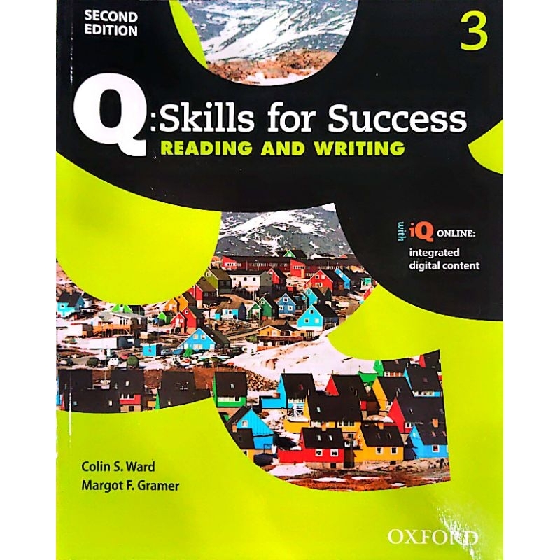 ทักษะ Q สําหรับความสําเร็จ หนังสือนักเรียนอ่านหนังสือและเขียนระดับ 3 พร้อม iQ Online 2nd Edition - W